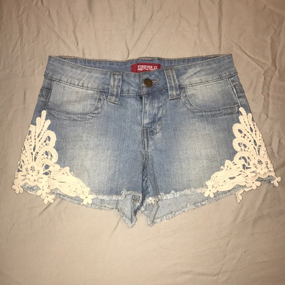 Forever 21 denim shorts